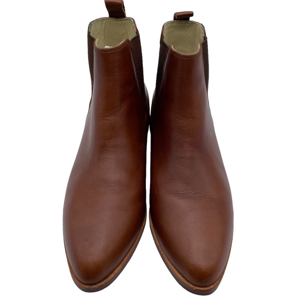 Nisolo Boot Everyday Chelsea All Leather Brandy Brown Ankle Pull On Size 8 - Picture 5 of 13